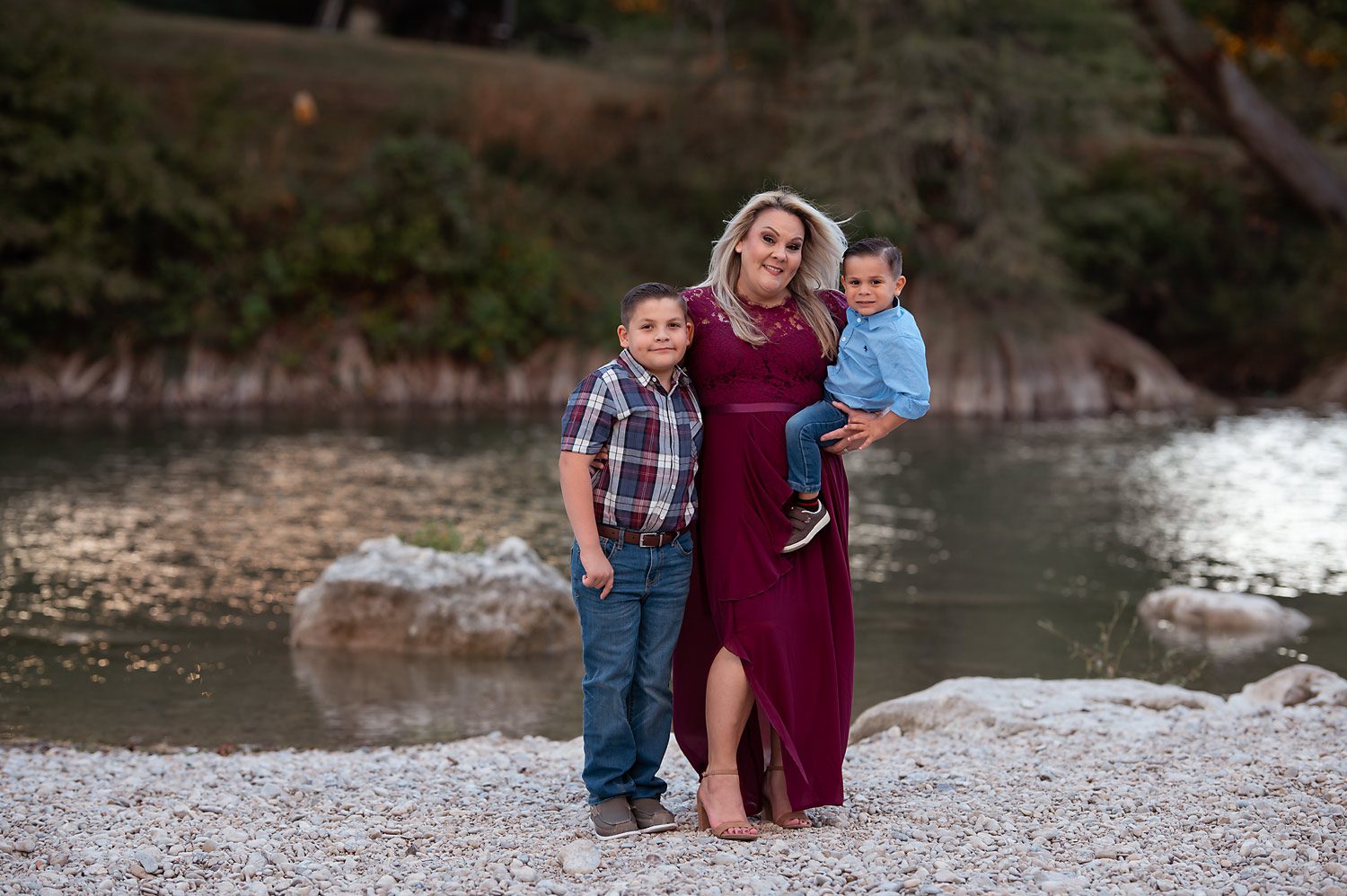 bulverde family photography mom session