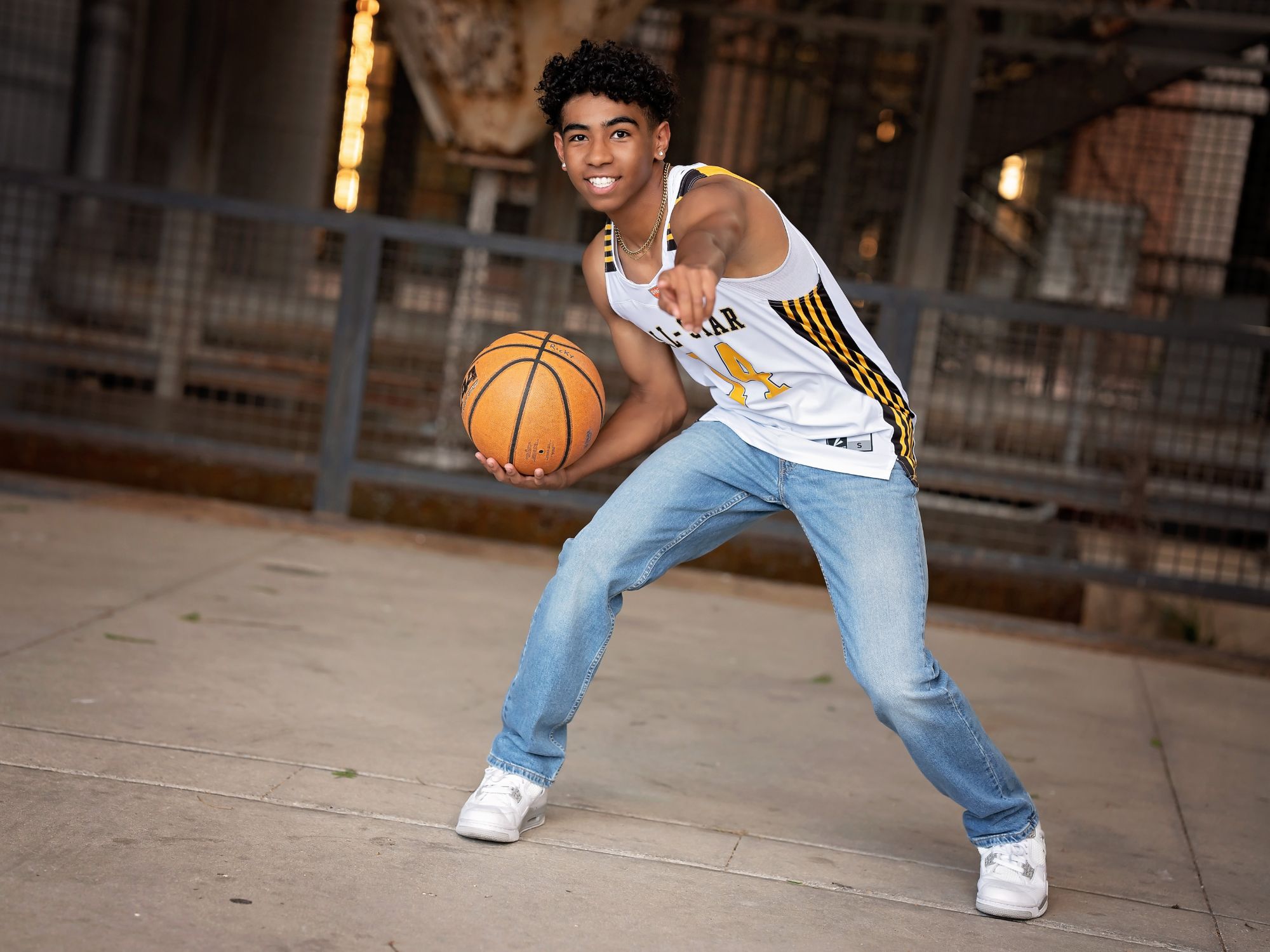 senior photo guy session